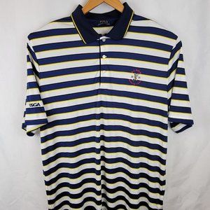 2XL US Open Winged Foot 2020 Polo Ralph Lauren Men’s Wicking Polo Shirt Stripe